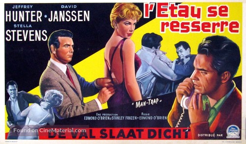 Man-Trap - Belgian Movie Poster