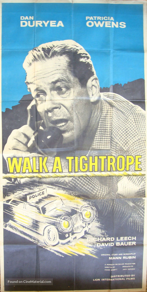 Walk a Tightrope - British Movie Poster