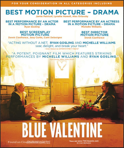 Blue Valentine - For your consideration movie poster