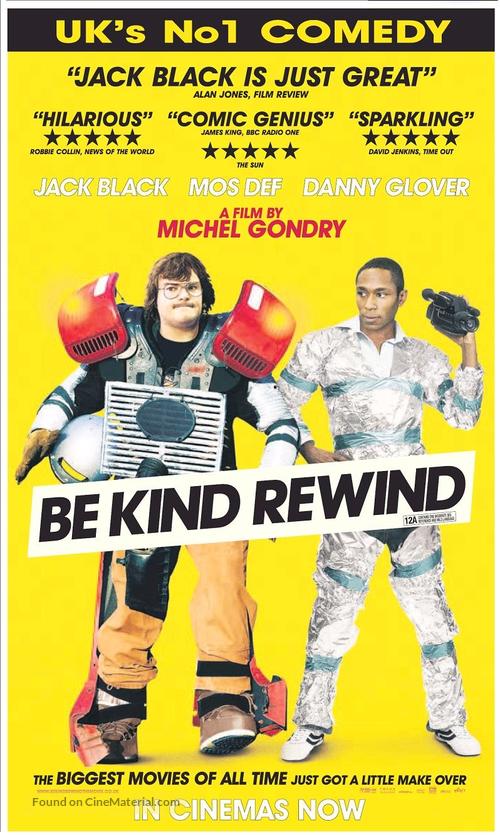 Be Kind Rewind - British Movie Poster