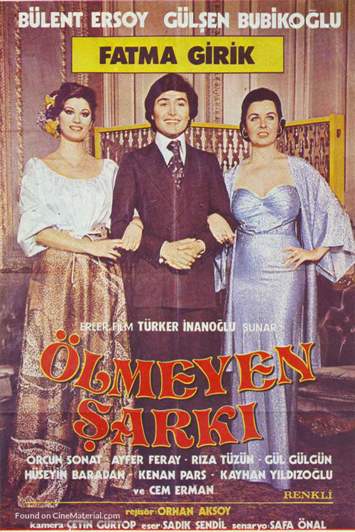 &Ouml;lmeyen sarki - Turkish Movie Poster