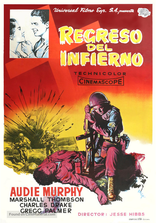 To Hell and Back - Spanish Movie Poster