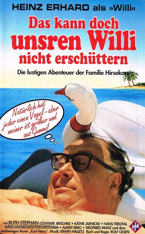 Das kann doch unsren Willi nicht ersch&uuml;ttern - German VHS movie cover