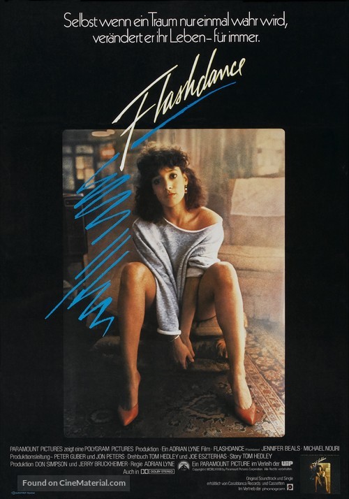 Flashdance - German Movie Poster