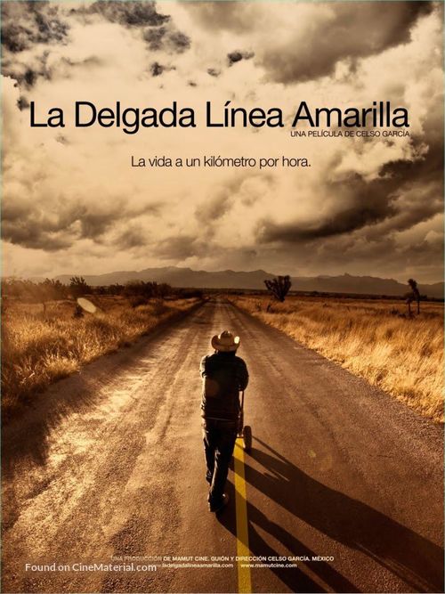 La Delgada L&iacute;nea Amarilla - Mexican Movie Poster