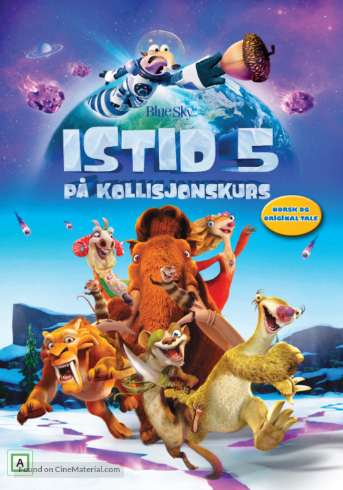 Ice Age: Collision Course - Norwegian DVD movie cover