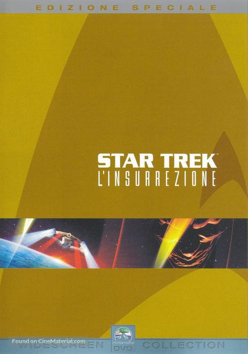 Star Trek: Insurrection - Italian Movie Cover