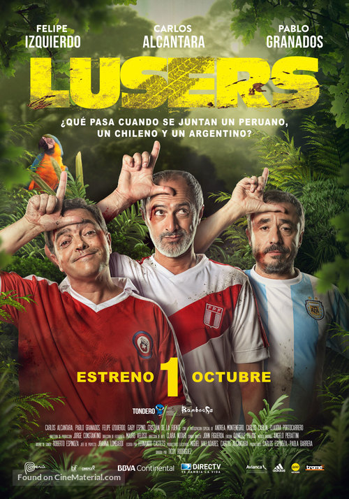 Lusers, los amigos no se eligen - Peruvian Movie Poster