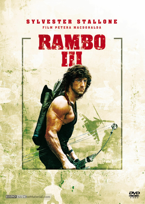 Rambo III - Czech DVD movie cover