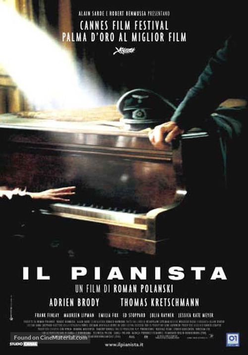 The Pianist - Italian Movie Poster