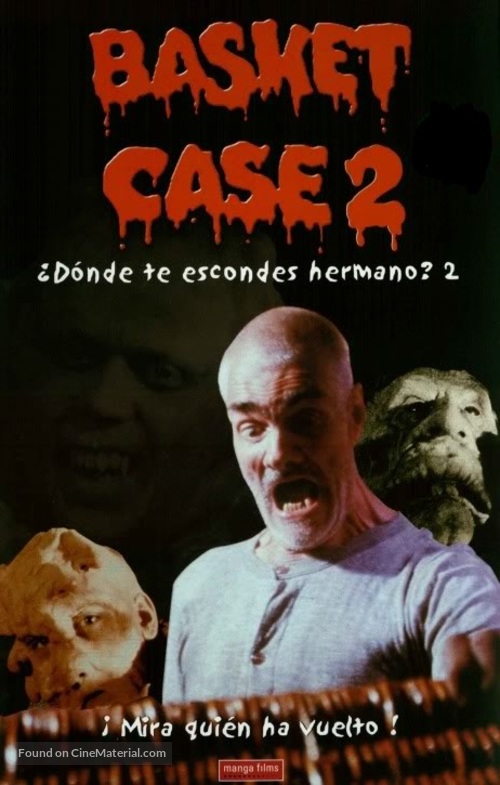 Basket Case 2 - Spanish VHS movie cover