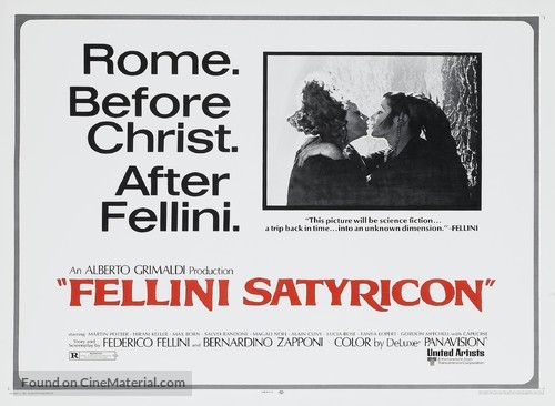 Fellini - Satyricon - Movie Poster