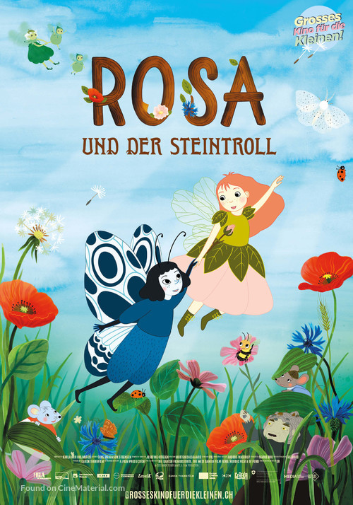 Roselil og stentrolden - Swiss Movie Poster