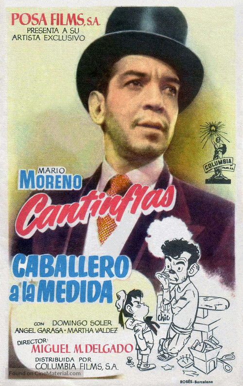 Caballero a la medida - Spanish Movie Poster