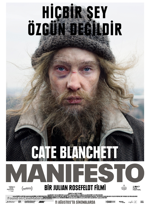 Manifesto - Turkish Movie Poster
