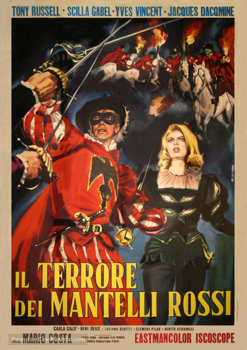 Il terrore dei mantelli rossi - Italian Movie Poster