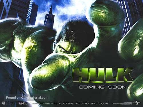 Hulk - British Movie Poster