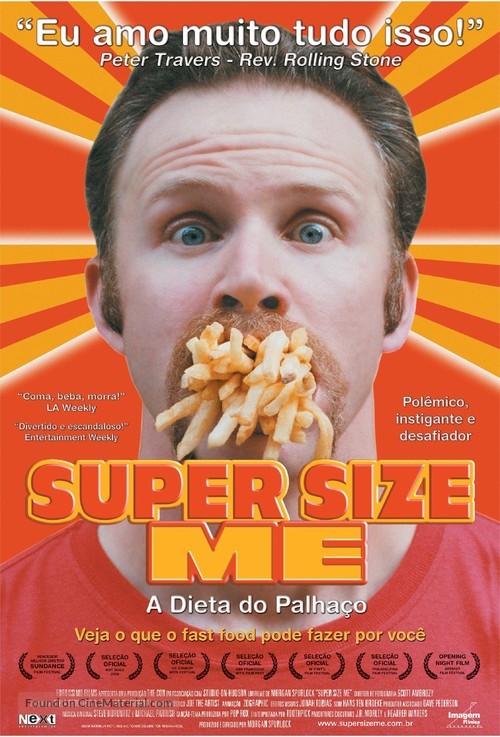 Super Size Me - Brazilian Movie Poster