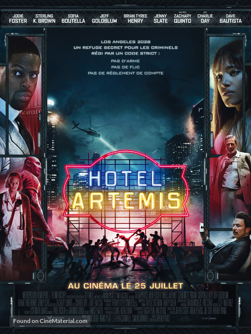 Hotel Artemis - French Movie Poster