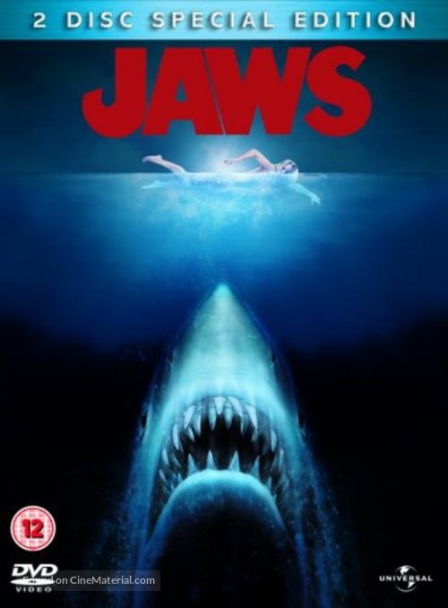 Jaws - British DVD movie cover