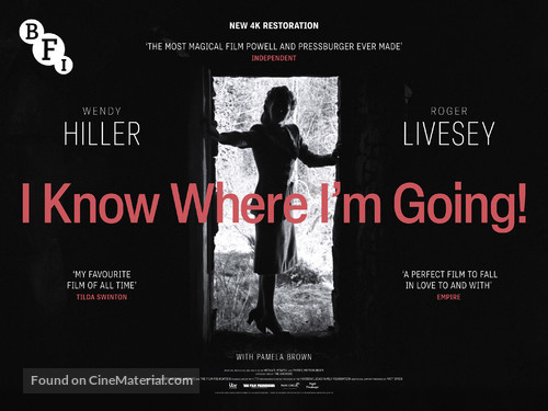 &#039;I Know Where I&#039;m Going!&#039; - British Movie Poster