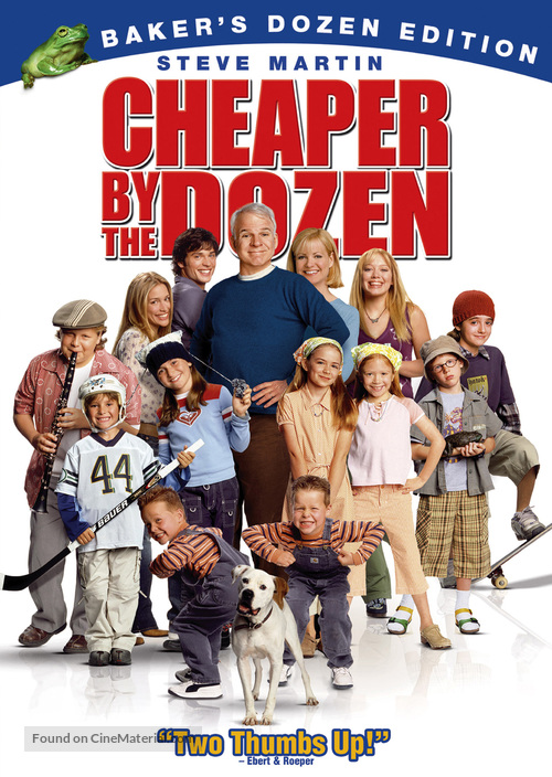 Cheaper by the Dozen - DVD movie cover