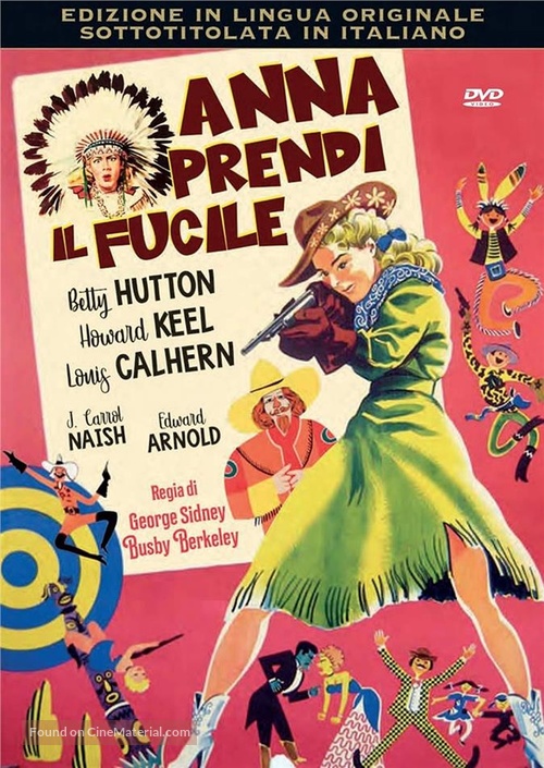 Annie Get Your Gun - Italian DVD movie cover