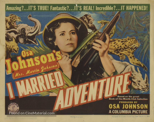 I Married Adventure - Movie Poster