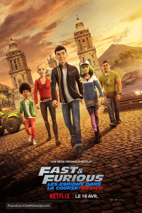 &quot;Fast &amp; Furious: Spy Racers&quot; - French Movie Poster