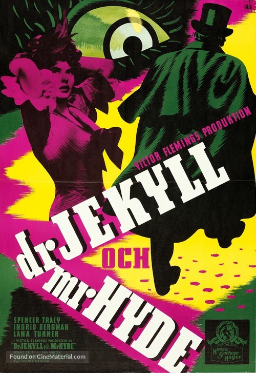 Dr. Jekyll and Mr. Hyde - Swedish Movie Poster