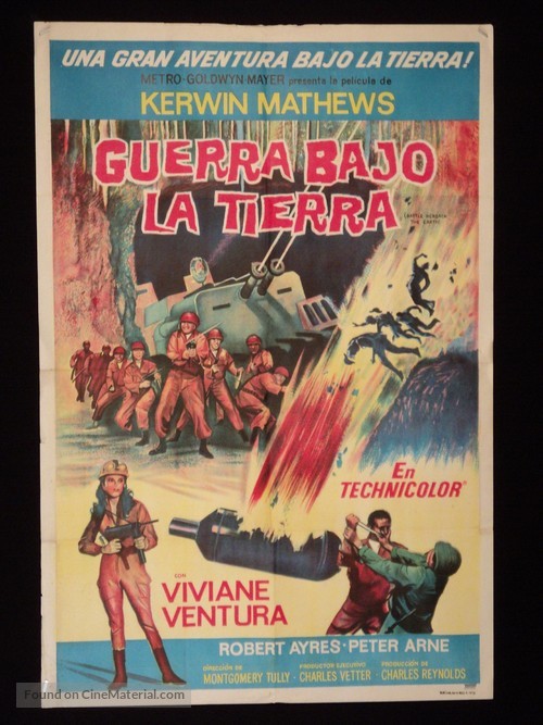 Battle Beneath the Earth - Argentinian Movie Poster