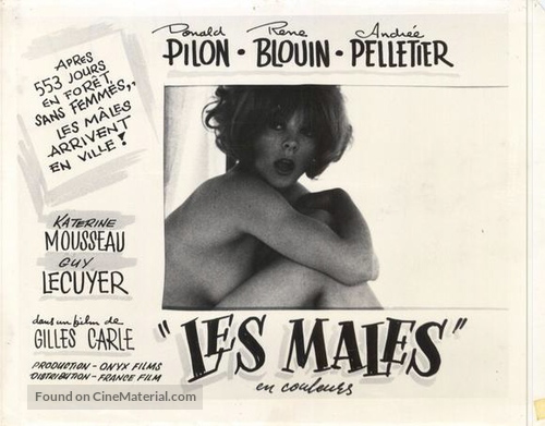 Les m&acirc;les - French Movie Poster