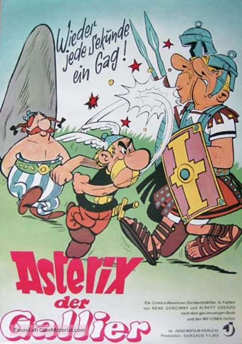 Ast&eacute;rix le Gaulois - German Movie Poster