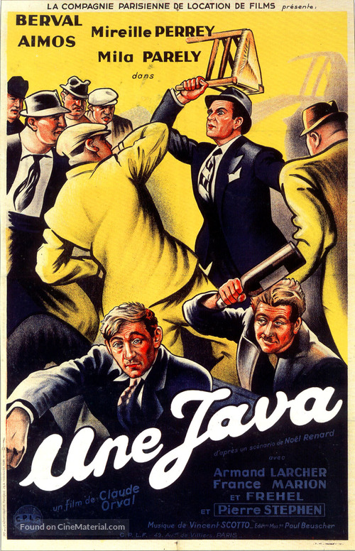 Une java - French Movie Poster