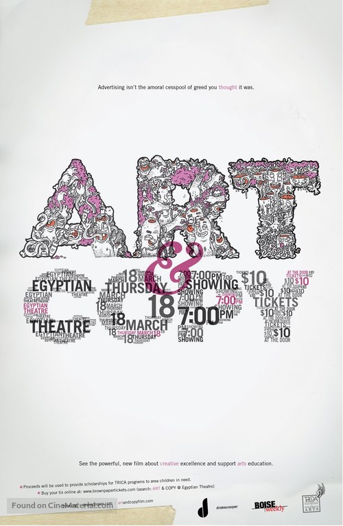 Art &amp; Copy - Movie Poster