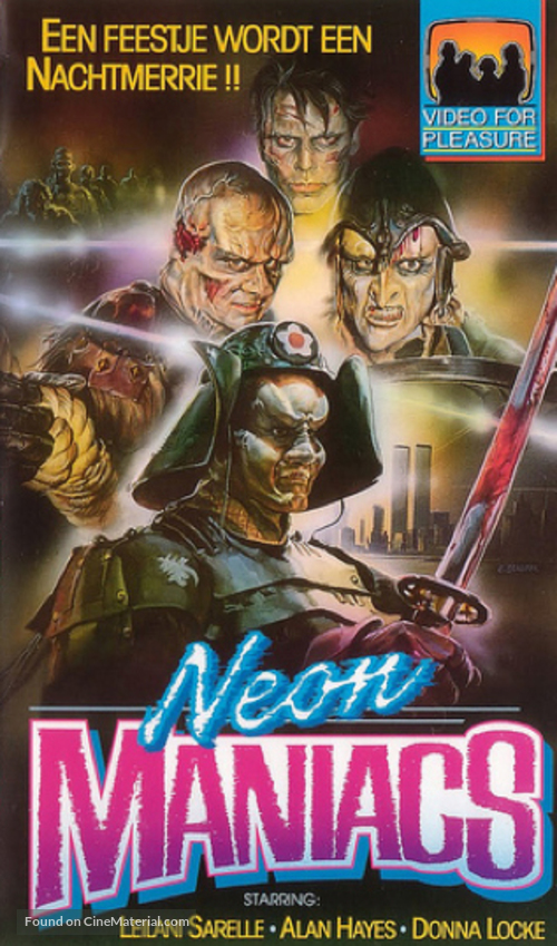 Neon Maniacs - Dutch VHS movie cover