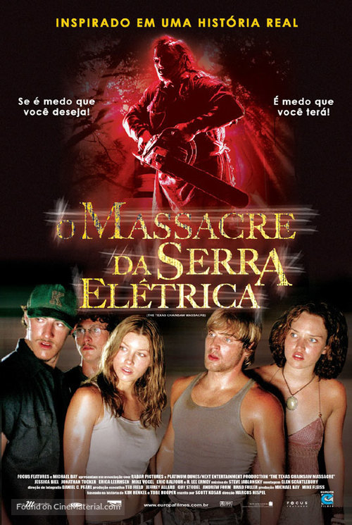 The Texas Chainsaw Massacre - Brazilian Movie Poster