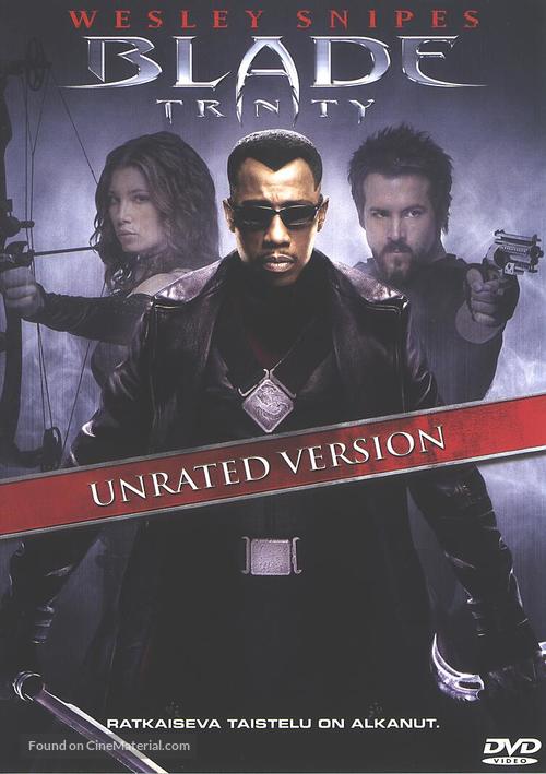 Blade: Trinity - Finnish DVD movie cover