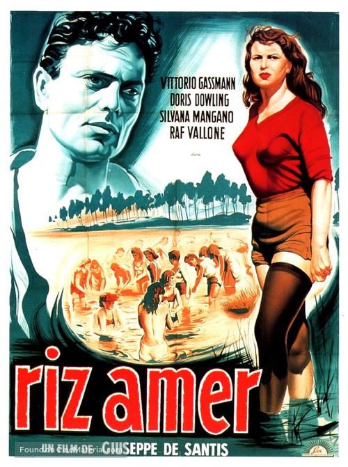 Riso amaro - French Movie Poster