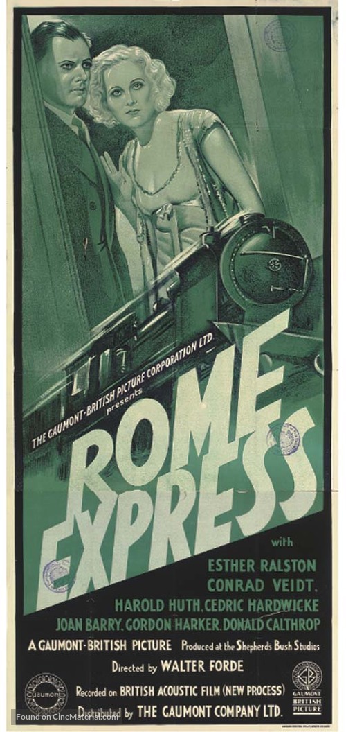 Rome Express - British Movie Poster