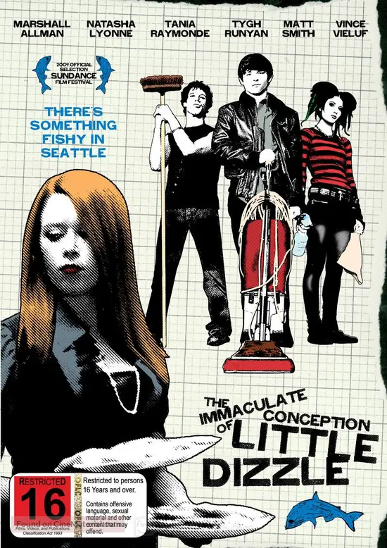 The Immaculate Conception Of Little Dizzle 2010 New Zealand Dvd Movie Cover
