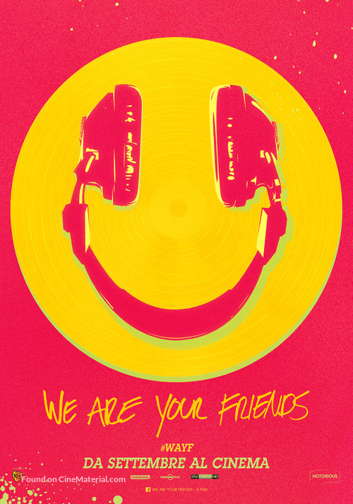 We Are Your Friends - Italian Movie Poster