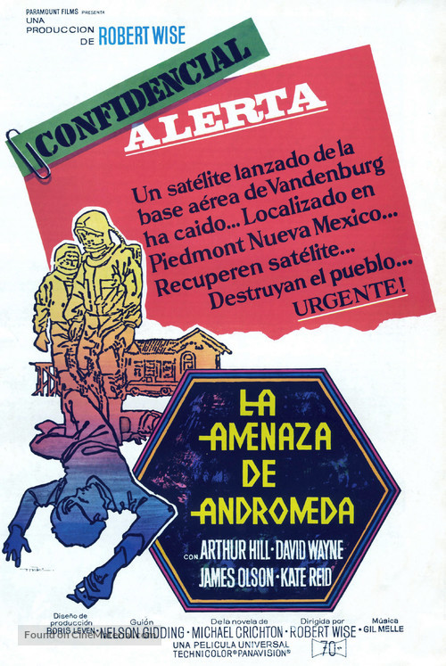 The Andromeda Strain - Spanish Movie Poster