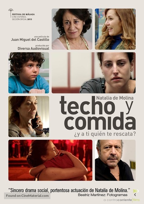 Techo y comida - Spanish Movie Cover