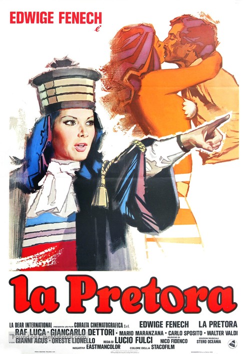 La pretora - Italian Movie Poster