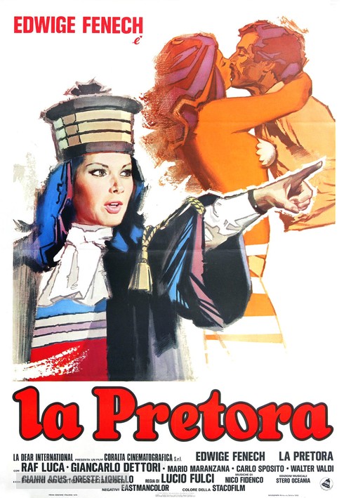 La pretora - Italian Movie Poster