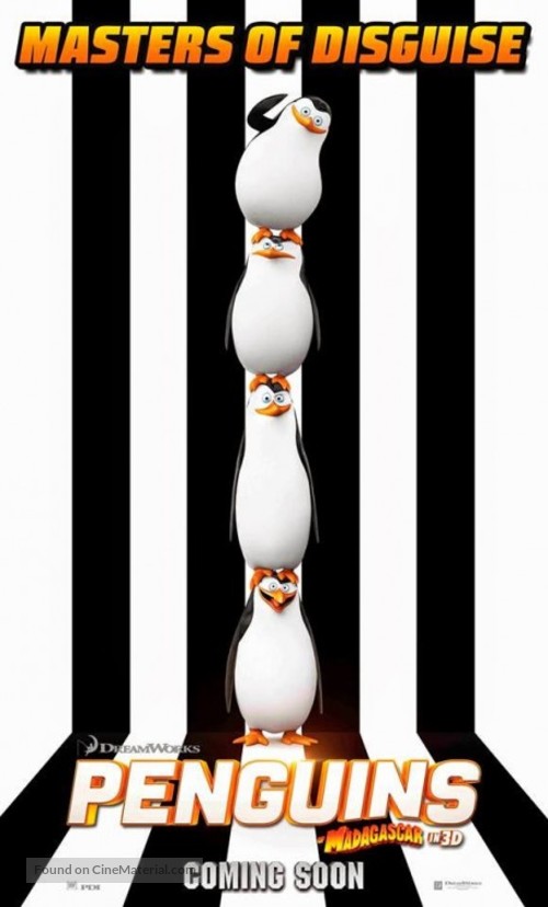 Penguins of Madagascar - British Movie Poster