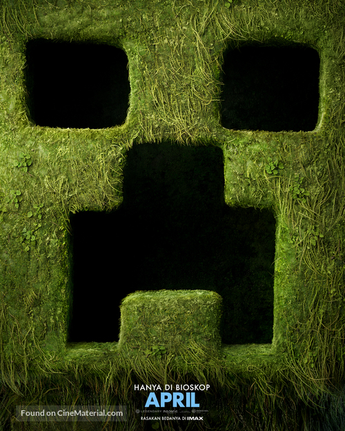 A Minecraft Movie - Indonesian Movie Poster