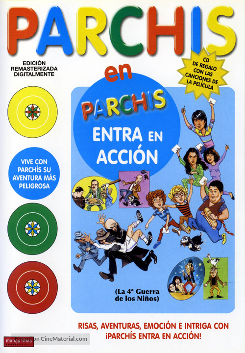 Parch&iacute;s entra en acci&oacute;n - Argentinian DVD movie cover