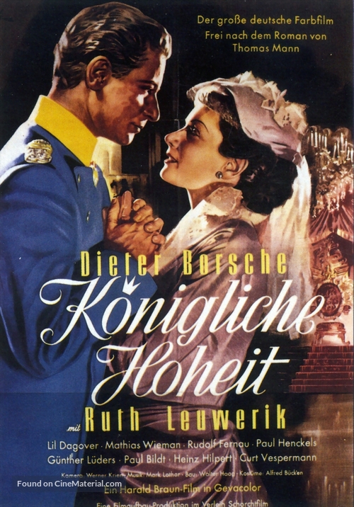 K&ouml;nigliche Hoheit - German Movie Poster